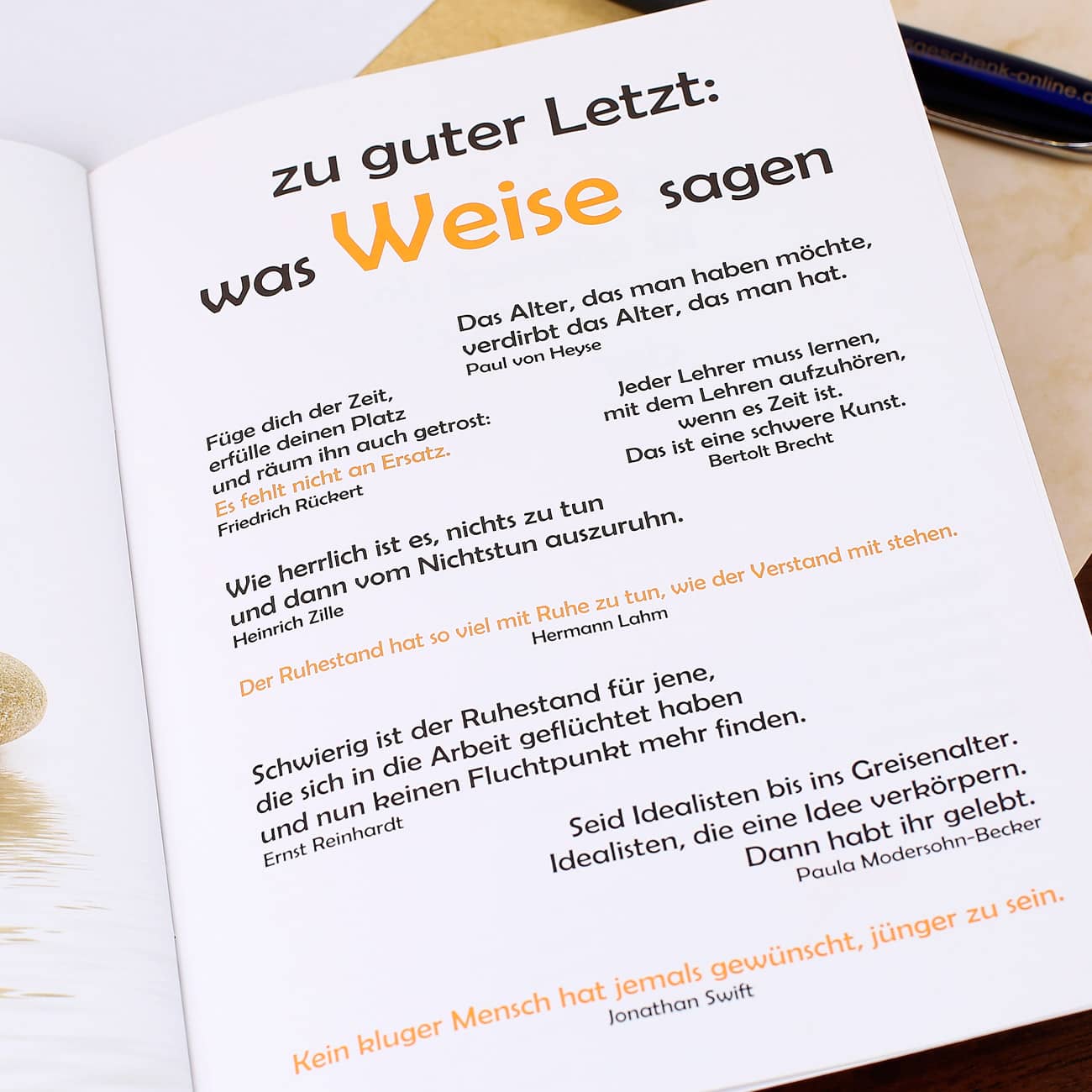 Der große Planer für den Ruhestand