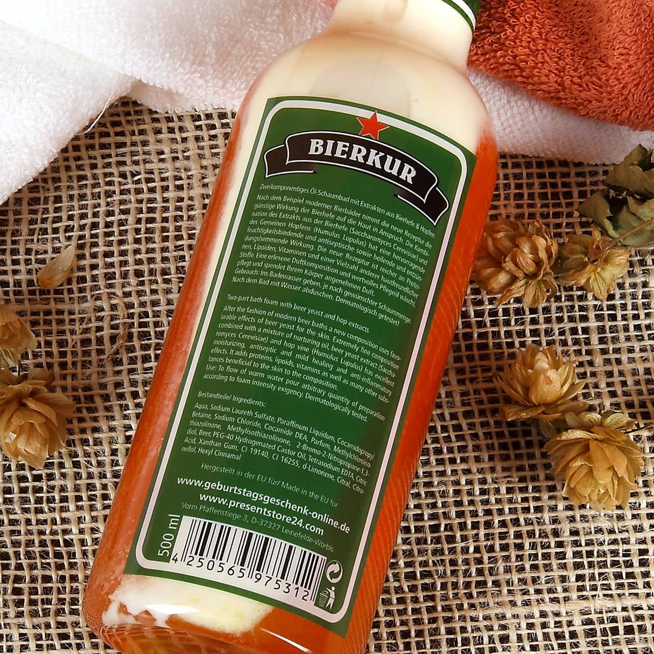 Schaumbad Bierkur