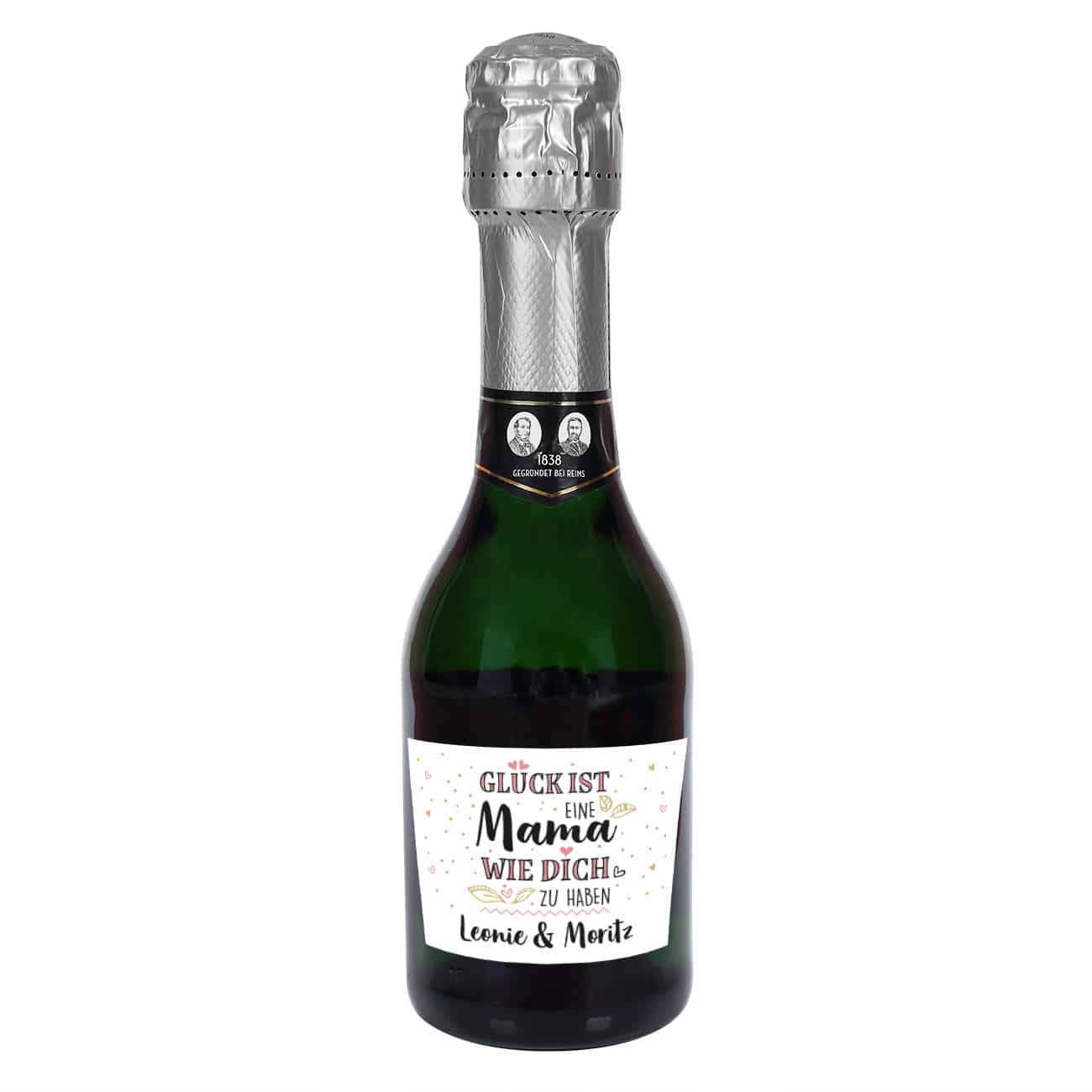 Kleine Sektflasche 0,2l zum Muttertag