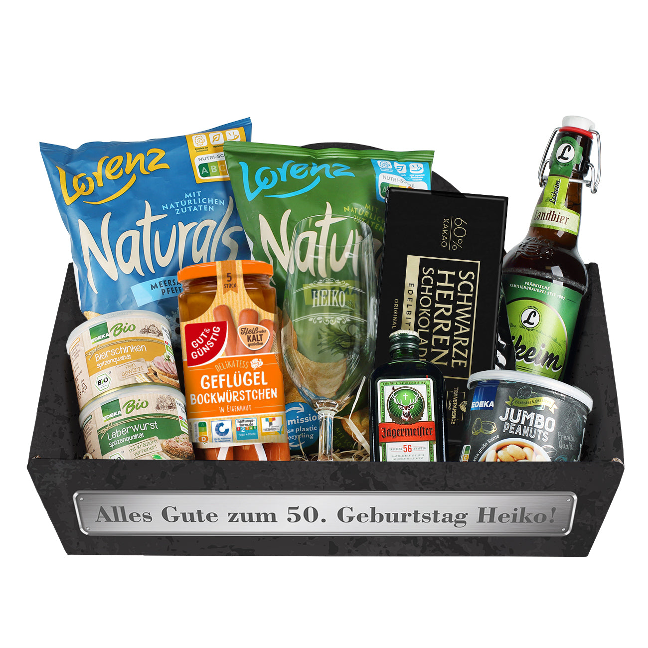Gefüllter Geschenkkorb für Männer