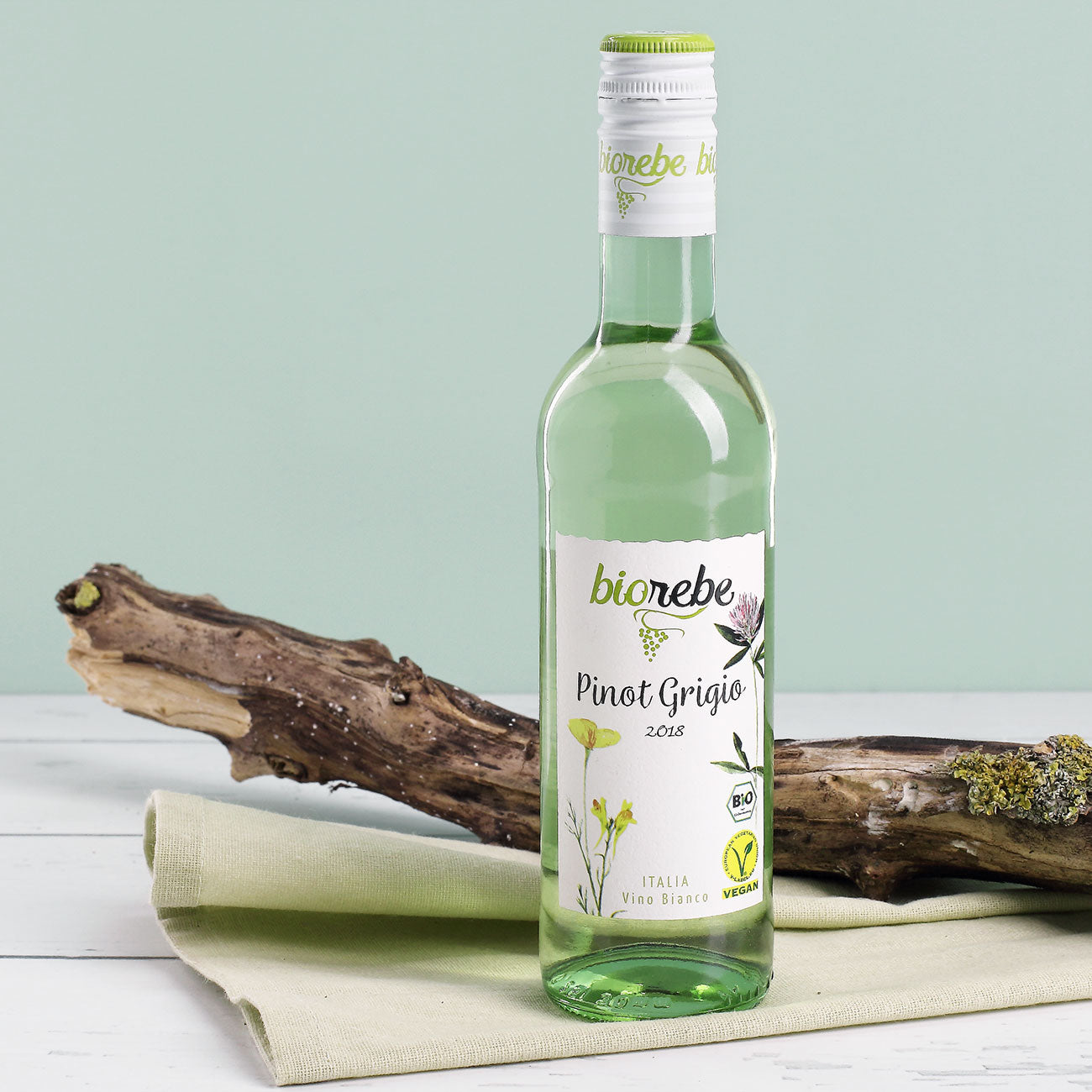 Geburtstagsset mit graviertem Glas, Wein und bedruckter Box