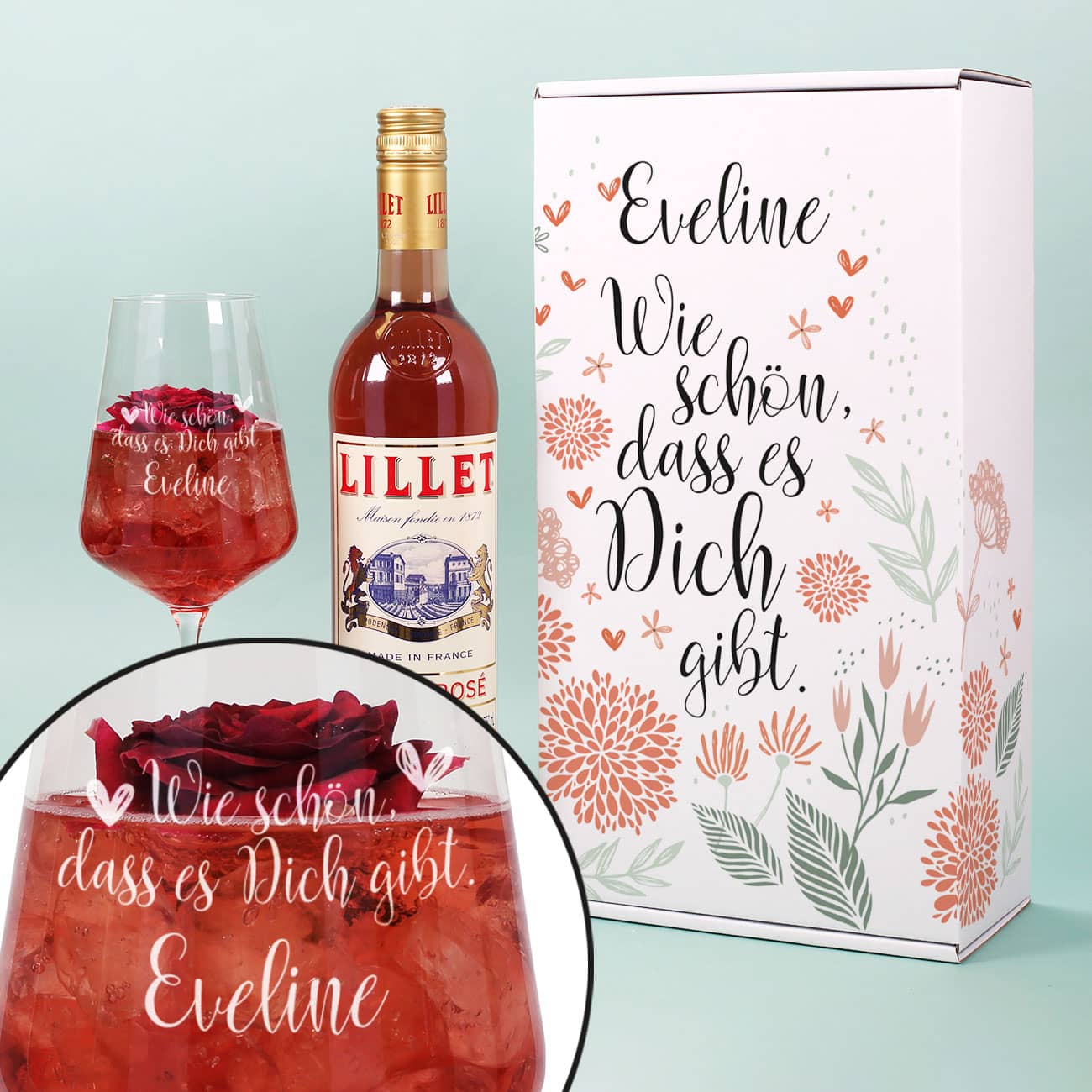 Lillet Geschenk Set mit persönlicher Gravur