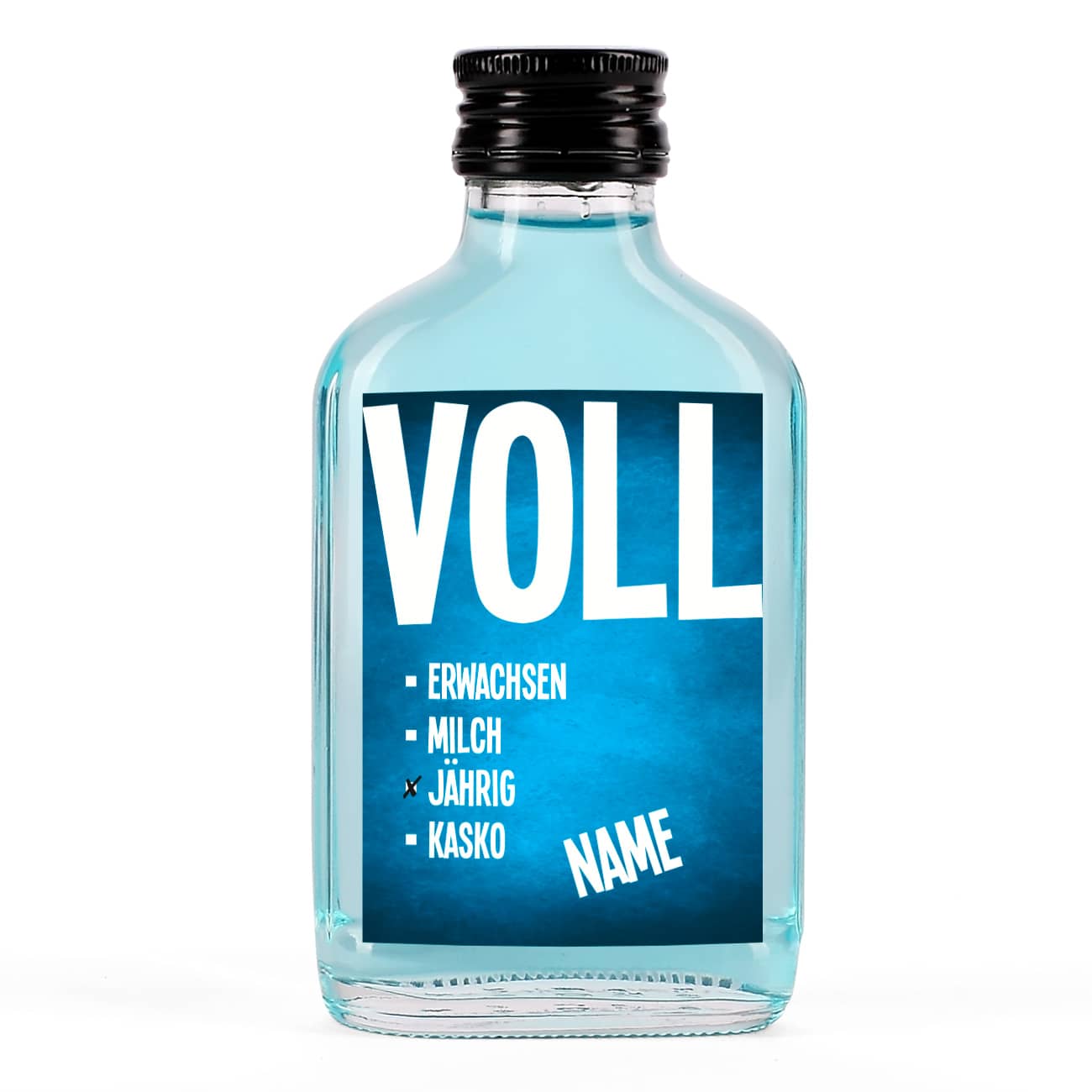 Mit Namensaufdruck
