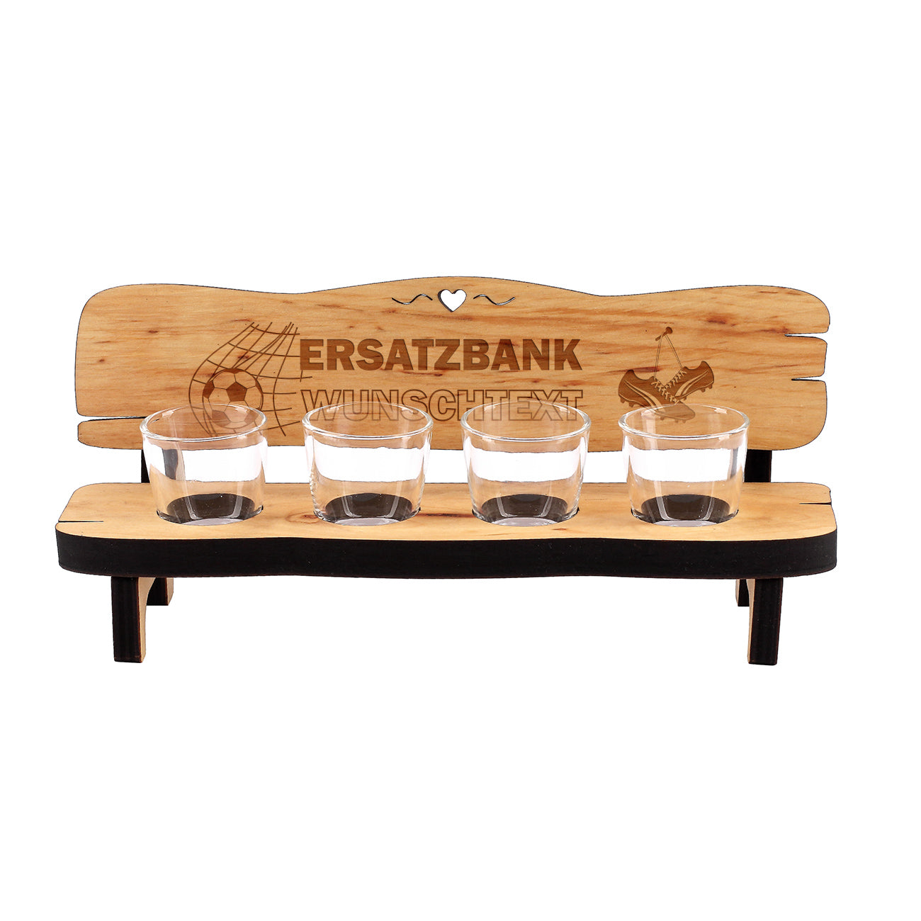 Ersatzbank für Schnaps aus Holz