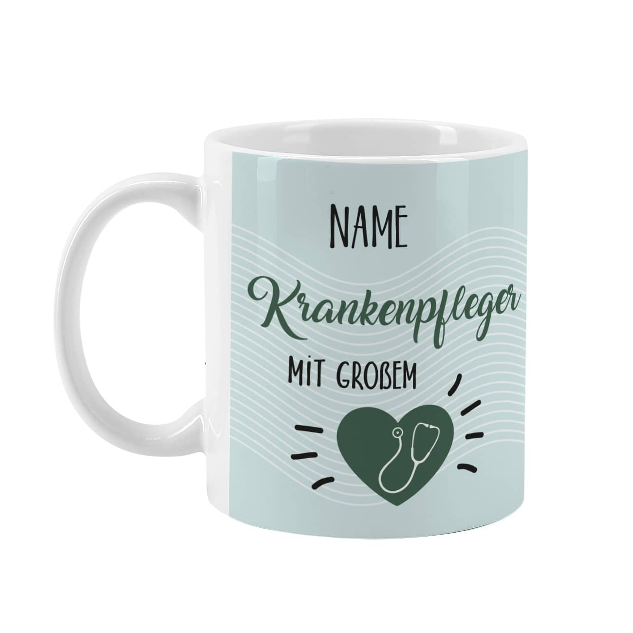 Kaffeetasse personalisiert mit Name nach Wunsch zum Danke sagen