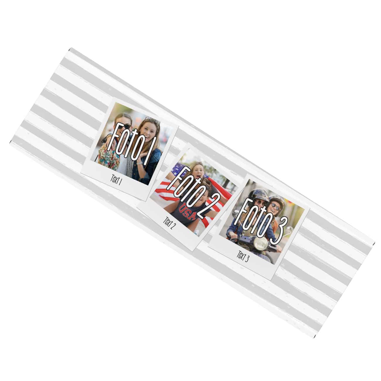 Personalisierte Schokolade mit Foto und Wunschtext