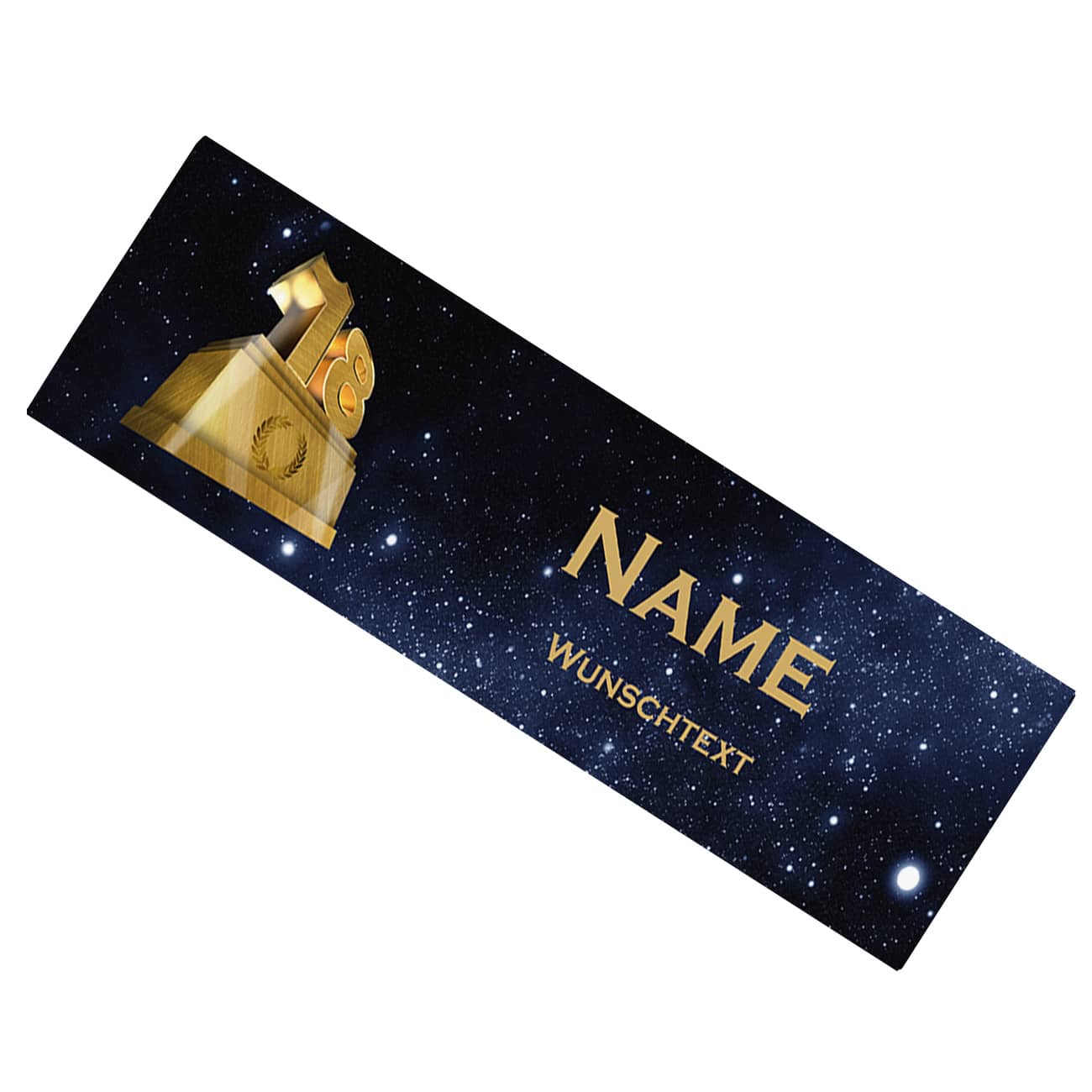 300g Schokolade zum Geburtstag mit Name und Text