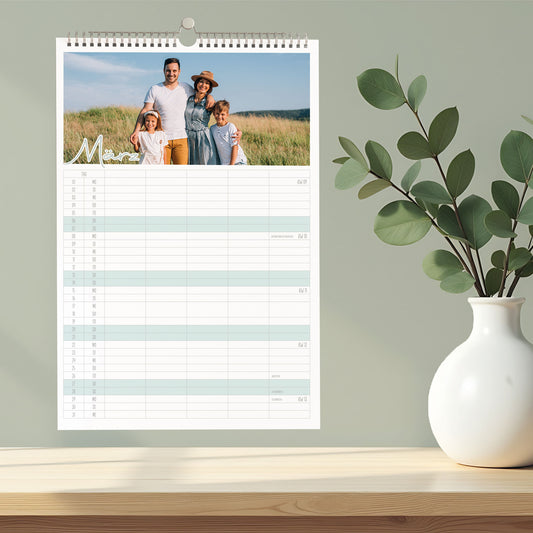 Familienkalender 2027 mit Ihren Fotos