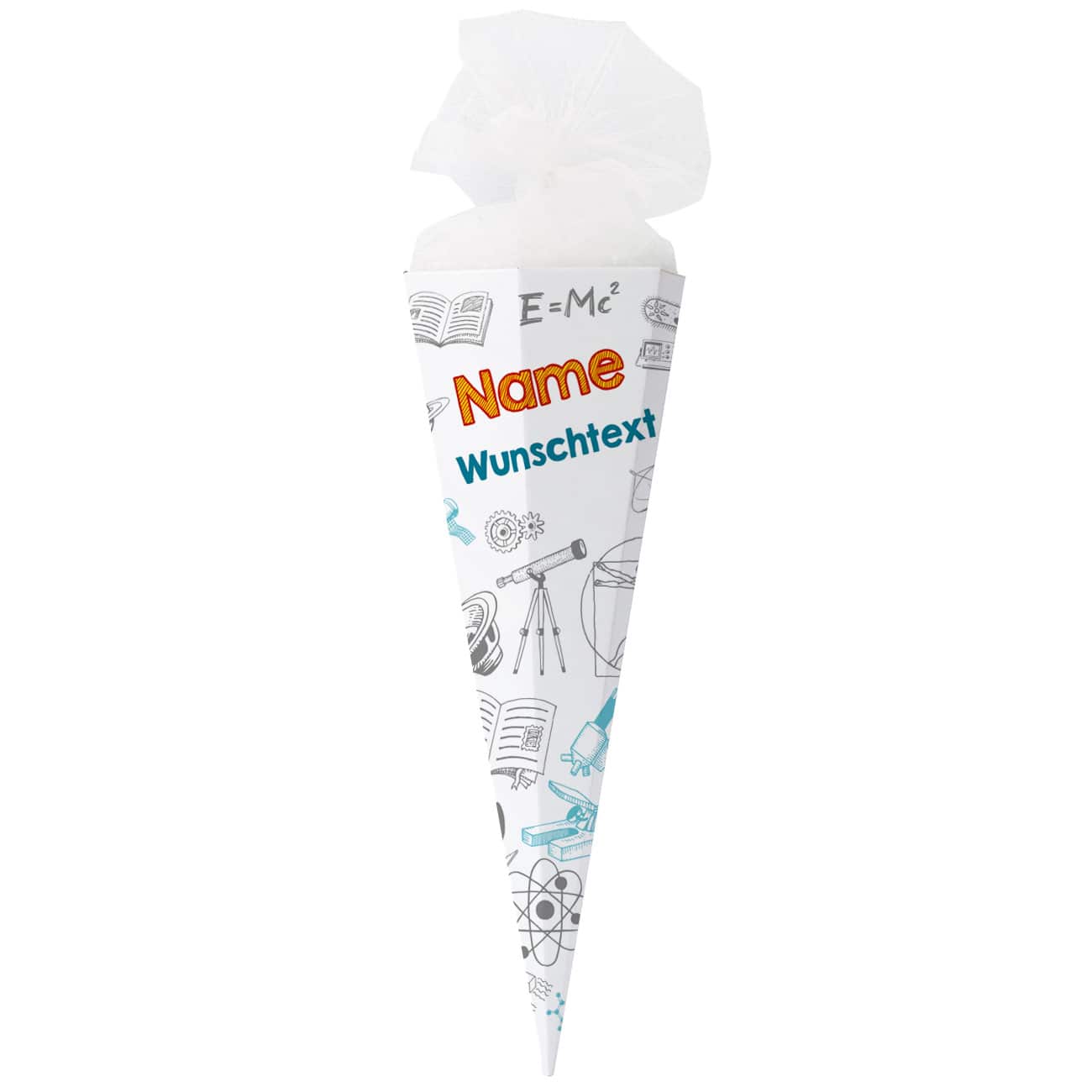 Zuckertüte zum Studium mit Name und Wunschtext
