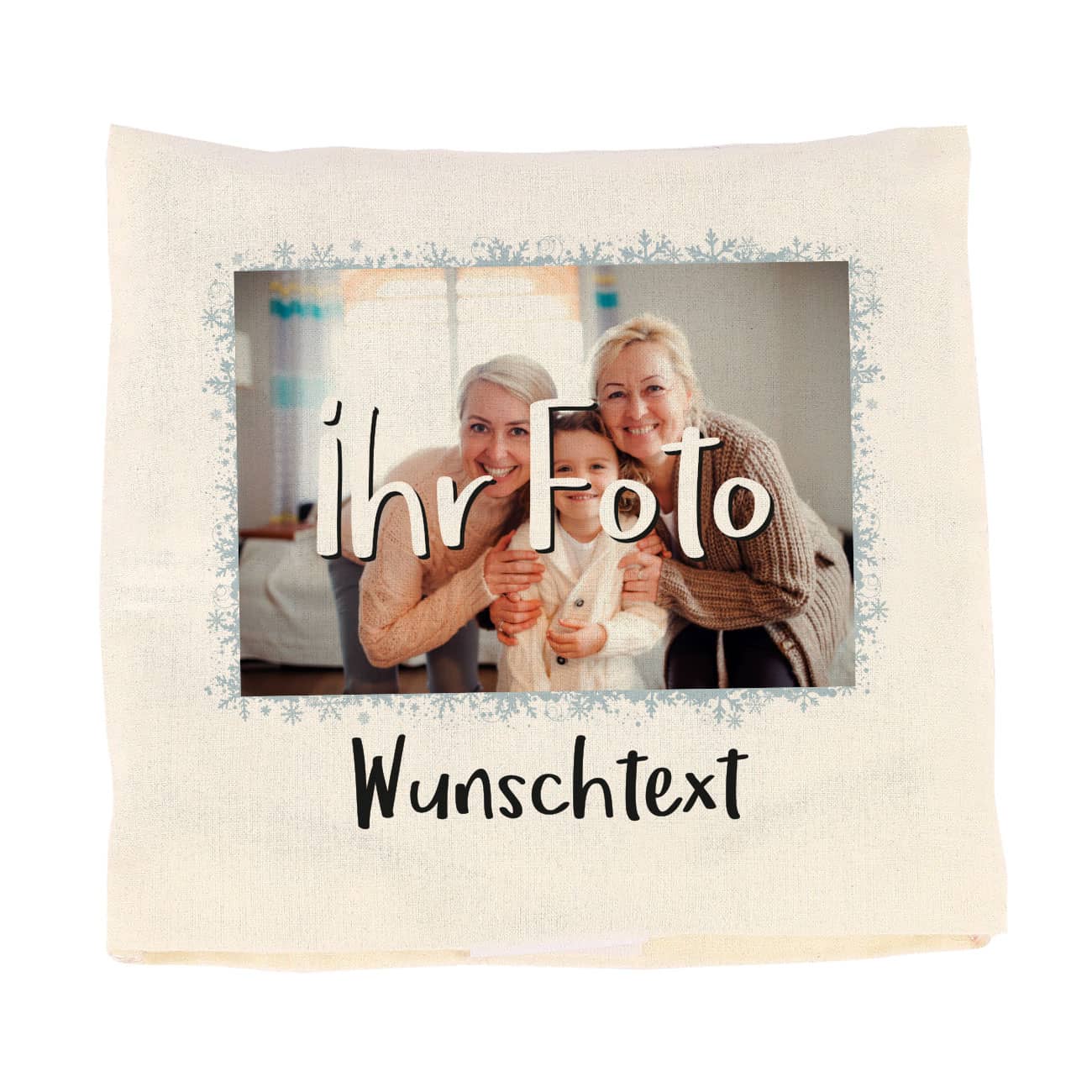 Kirschkernkissen bedruckt mit Ihrem Foto und Wunschtext