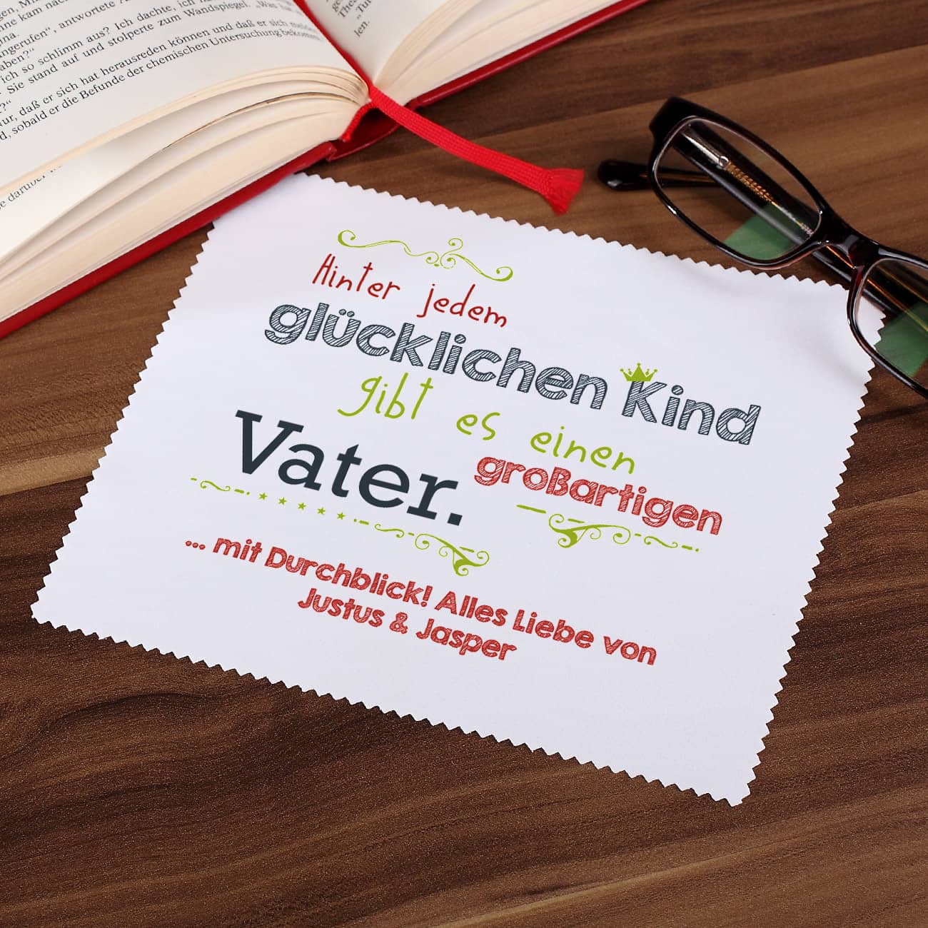 Brillenputztuch großartiger Vater