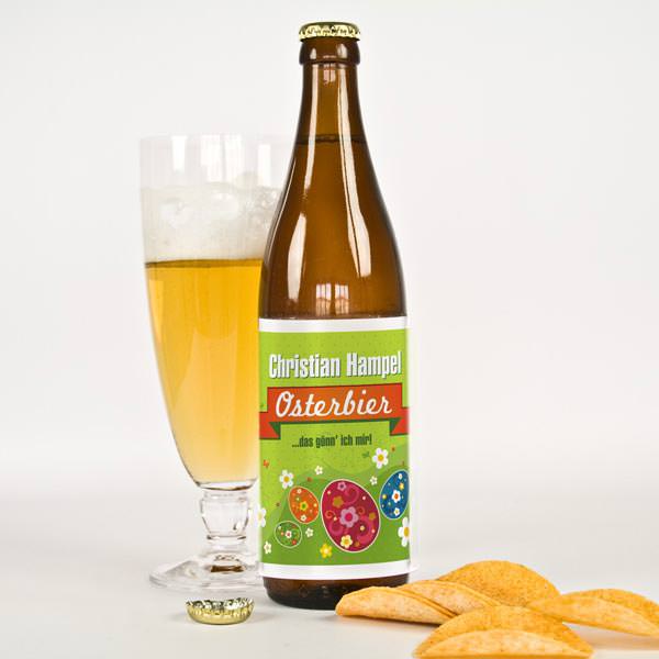 Bieraufkleber Osterbier mit Wunschname