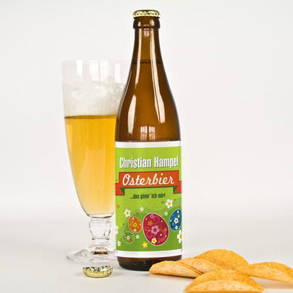 Bieraufkleber Osterbier mit Wunschname
