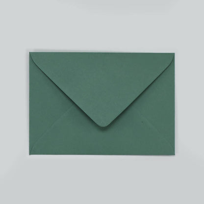 Postkartenhülle Dunkelgruen