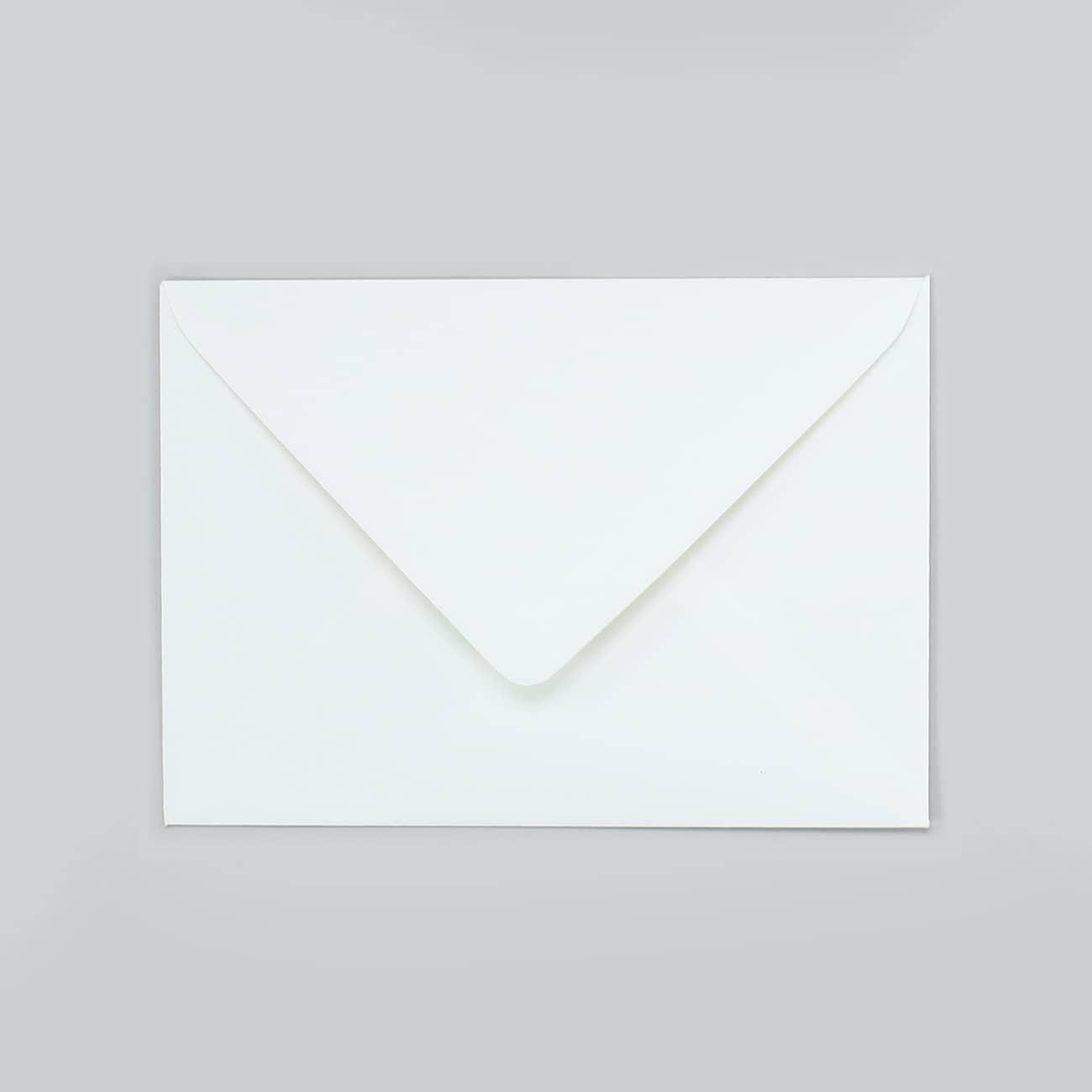 Postkartenhülle Naturweiss