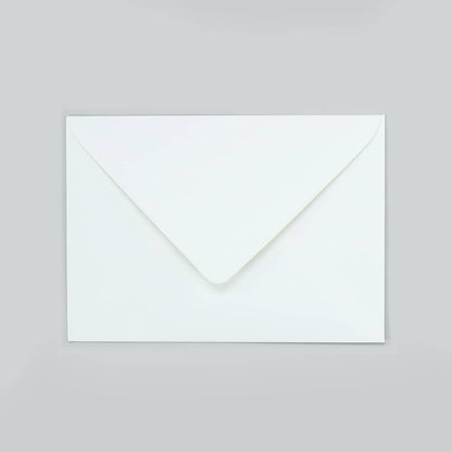 Postkartenhülle Naturweiss