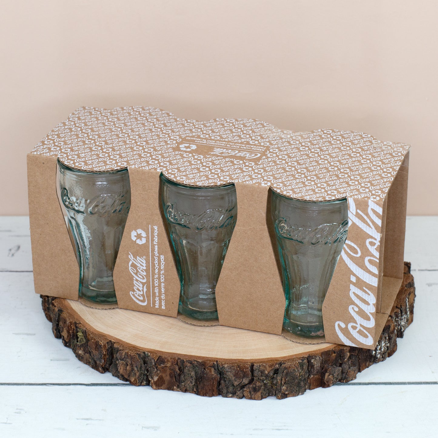 Coca-Cola Glas Set 12-teilig mit Trinkgläsern & Schnapsgläsern | Retro Gläser aus Recyclingglas