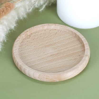 Glasabdeckung aus Holz - Betreutes Trinken - mit Ihren Wunschnamen