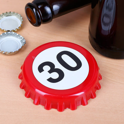 Flaschenöffner zum 30. Geburtstag im Kronkorken-Look
