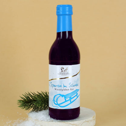 Kleine Flasche Glühwein