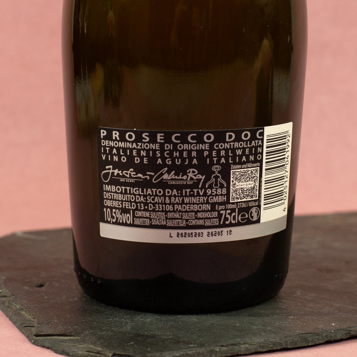 Hochzeitsgeschenk Set mit Scavi & Ray Prosecco, Leonardo Gläsern & Weinbutler | Gravur für Brautpaar