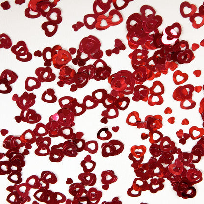 Konfetti rote Herzen