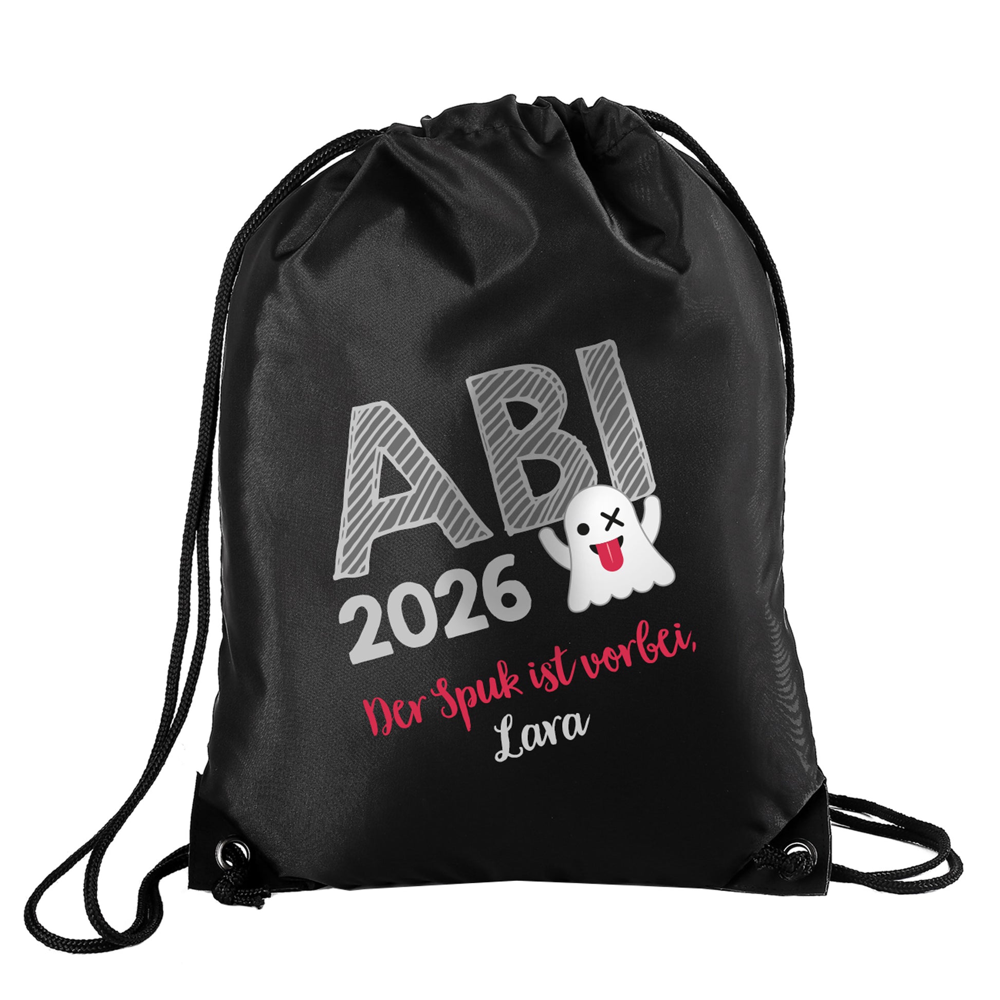 Der Spuk ist vorbei - Abi-Bag mit Ihrem Wunschnamen personalisiert