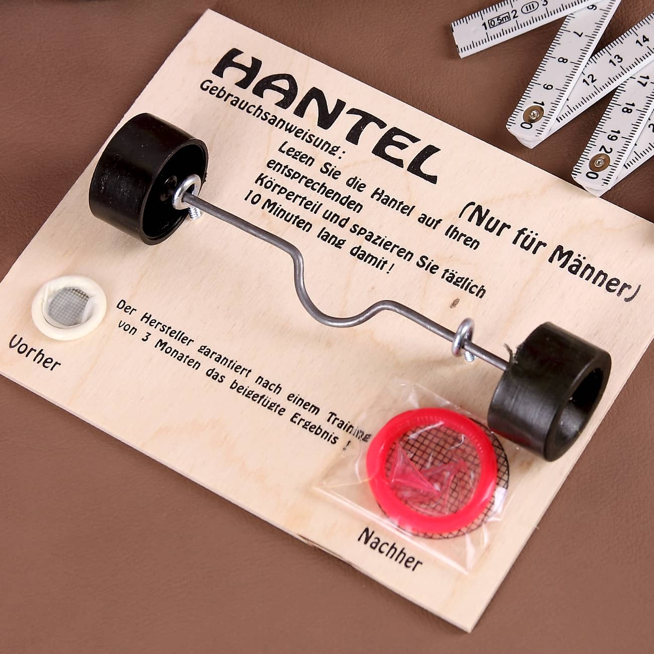 Hantel nur für Männer