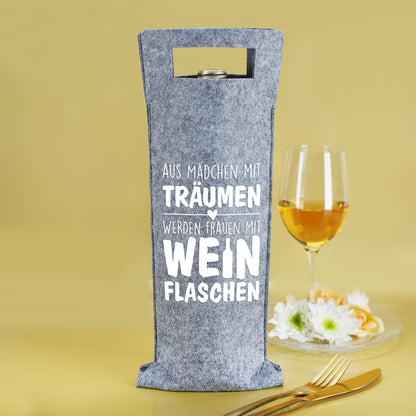 Flaschentasche aus Filz