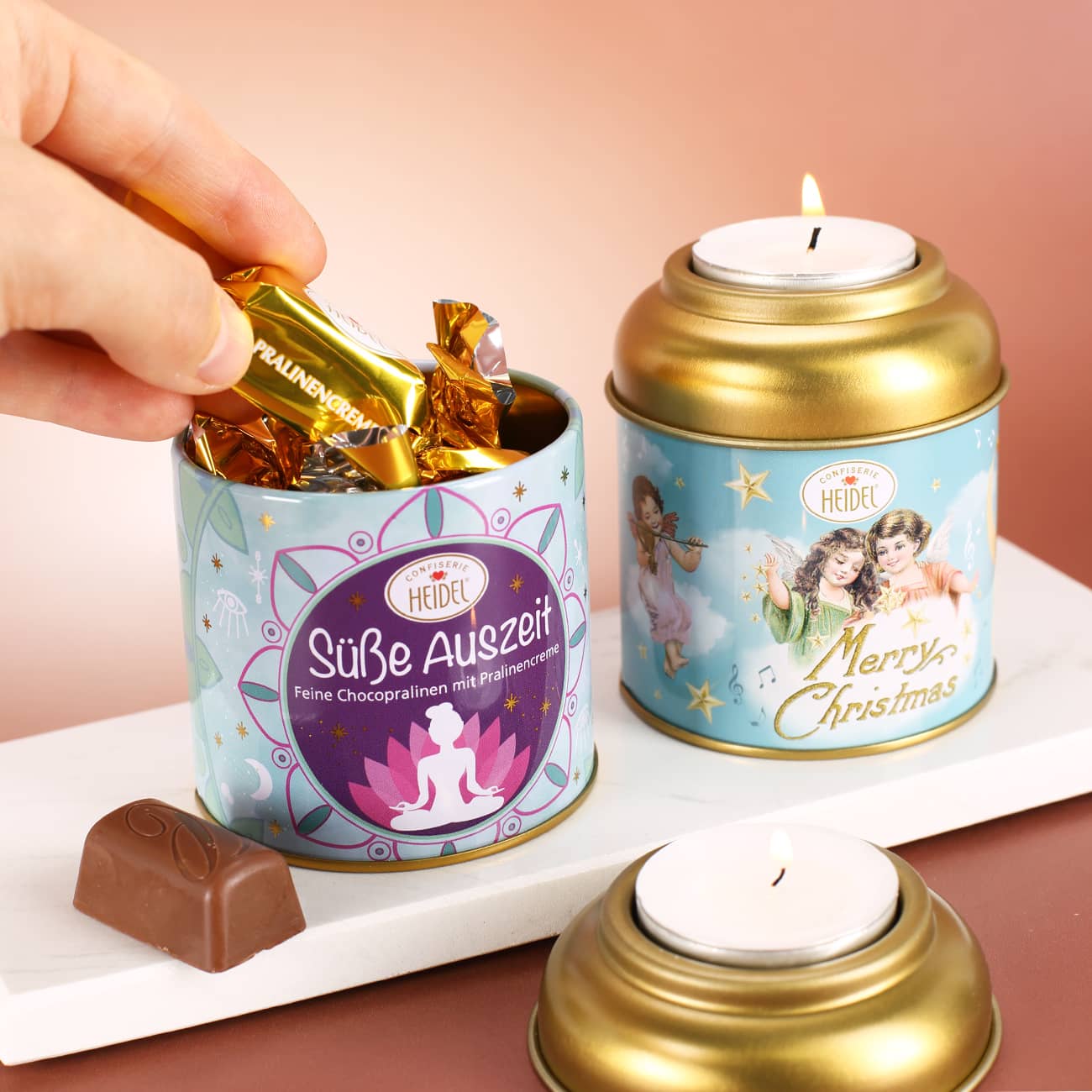 Süße Auszeit - Schokolade mit Pralinencreme
