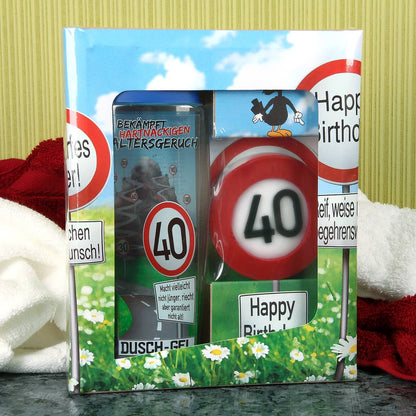 Badset zum 40. Geburtstag