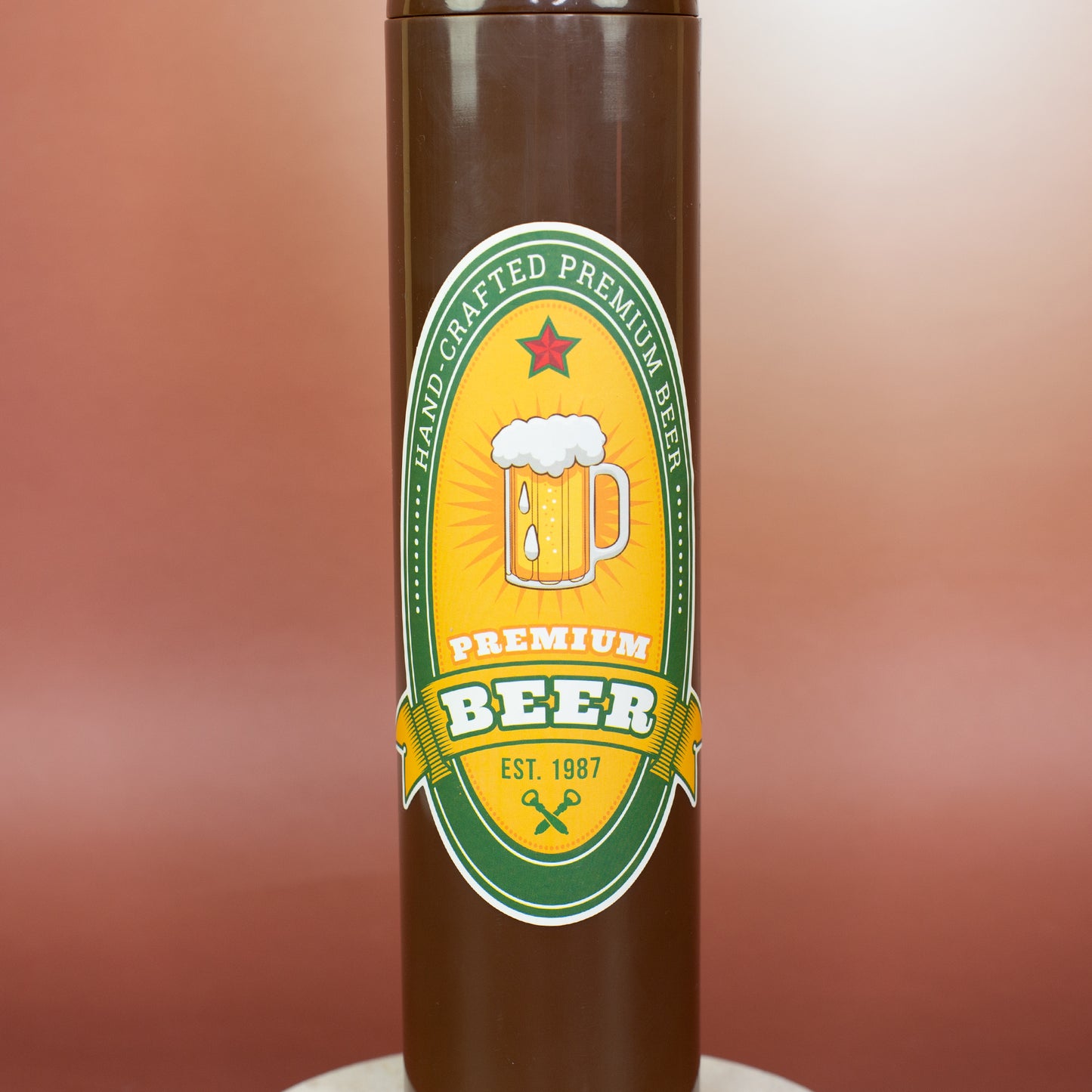 Taschen Regenschirm als Bierflasche