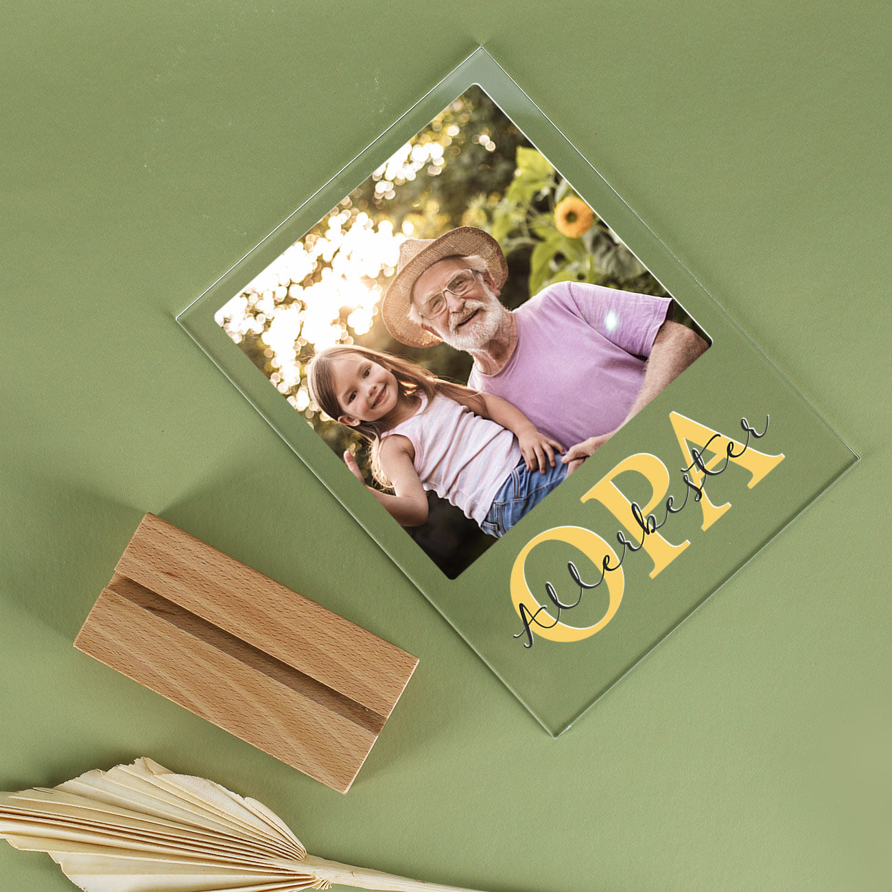 Einmaliger Fotoaufdruck für Opa