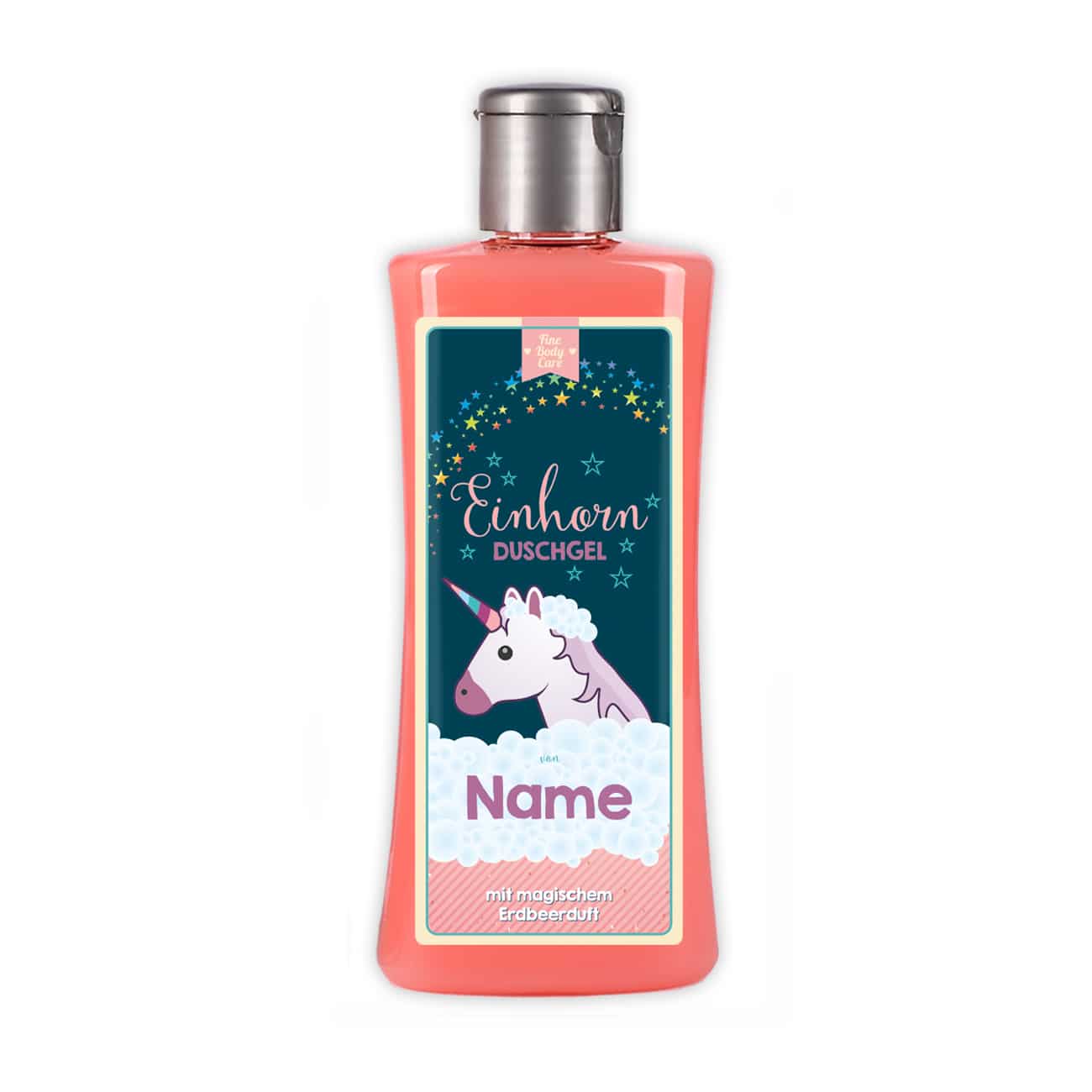 Einhorn Duschgel mit Wunschname 