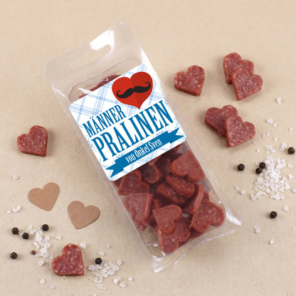 Männer Pralinen mit persönlicher Verpackung