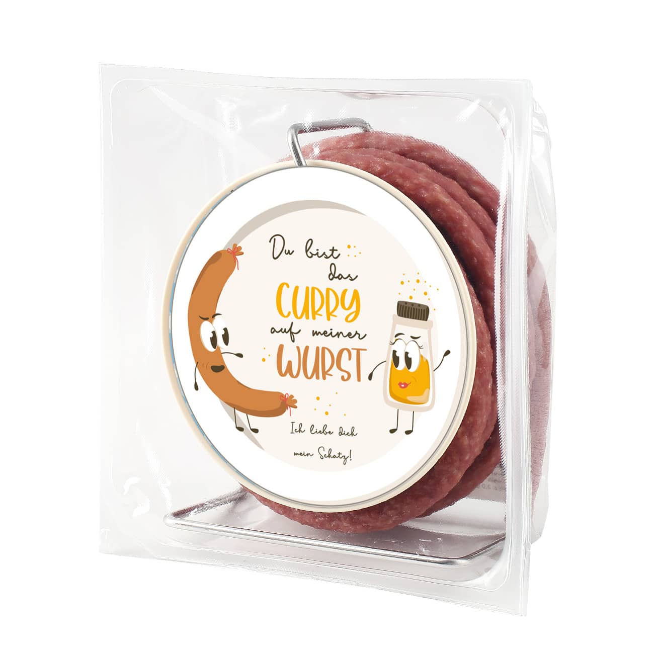 Mit Text nach Wunsch bedruckt