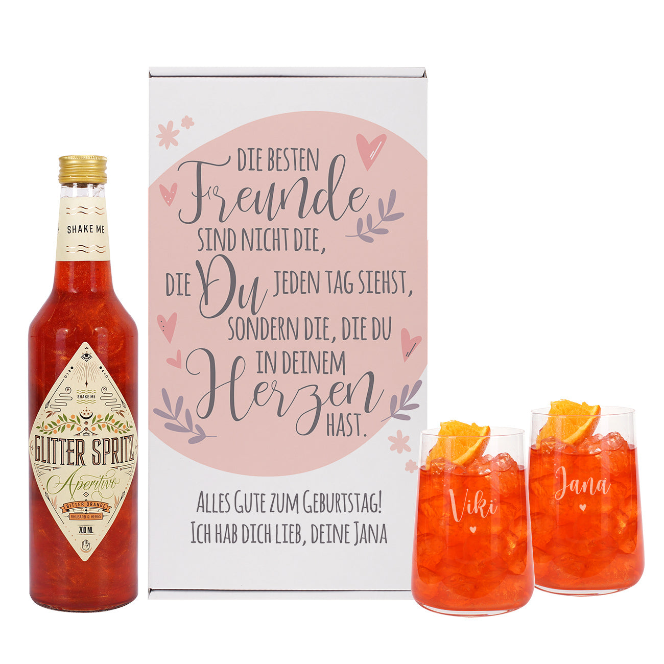 Personalisiertes Geschenkset für die beste Freundin