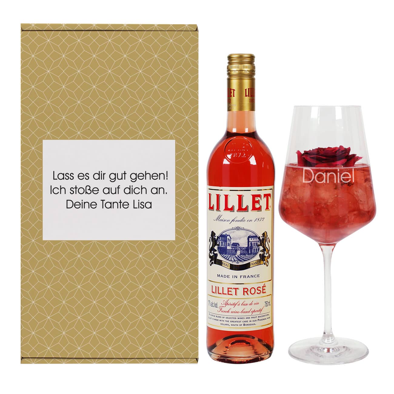 Personalisiertes Geschenkset mit Lillet