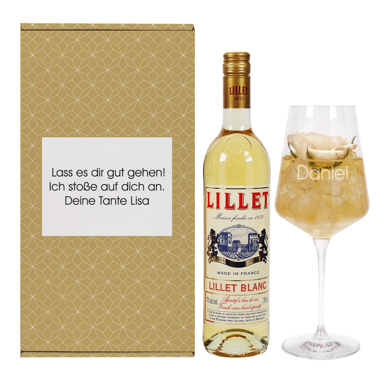Personalisiertes Geschenkset mit Lillet