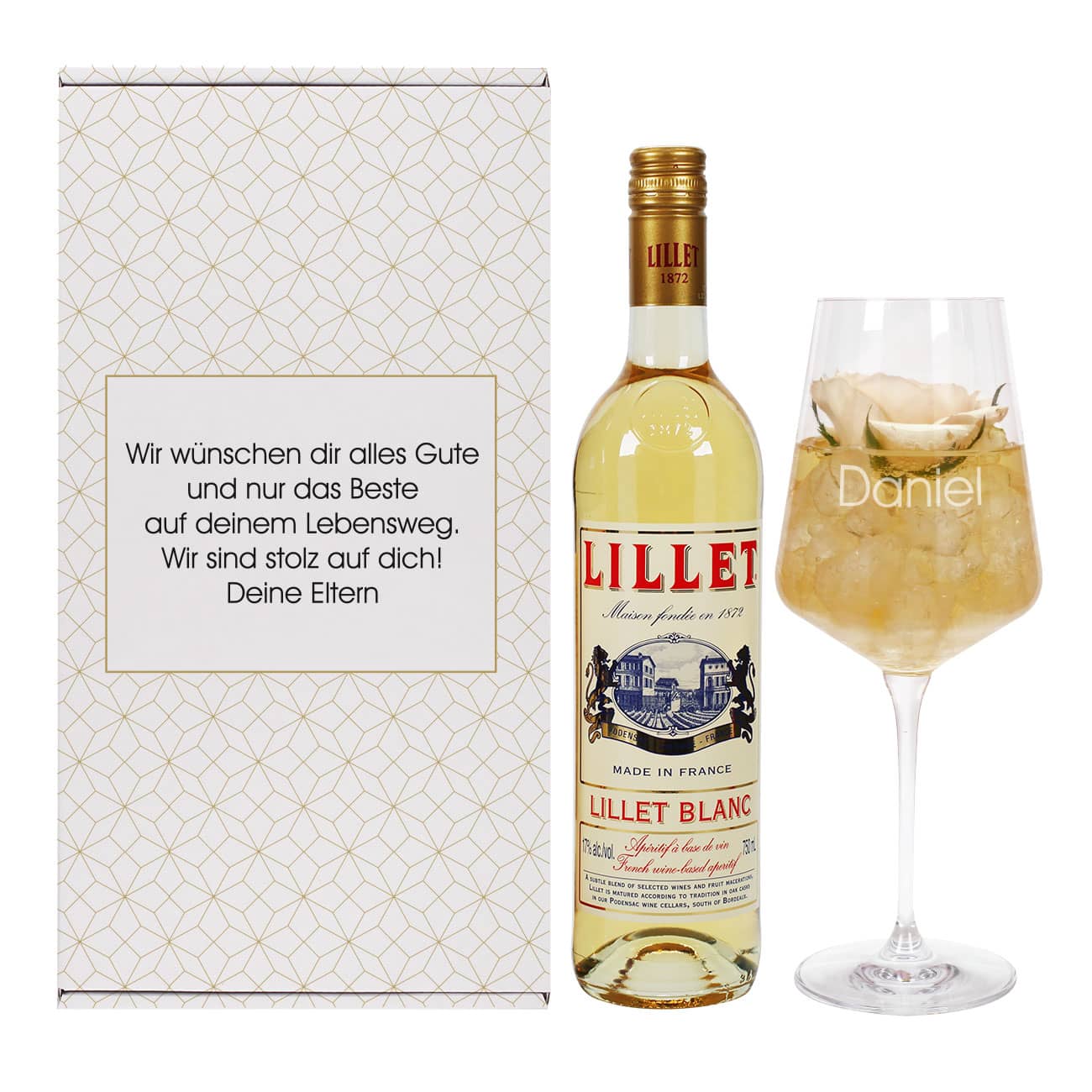 Personalisiertes Geschenkset mit Lillet