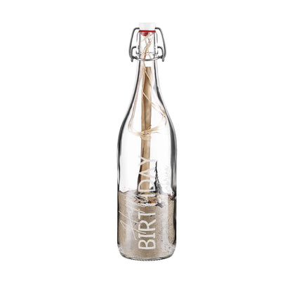 Personalisierte Gravur auf Flasche