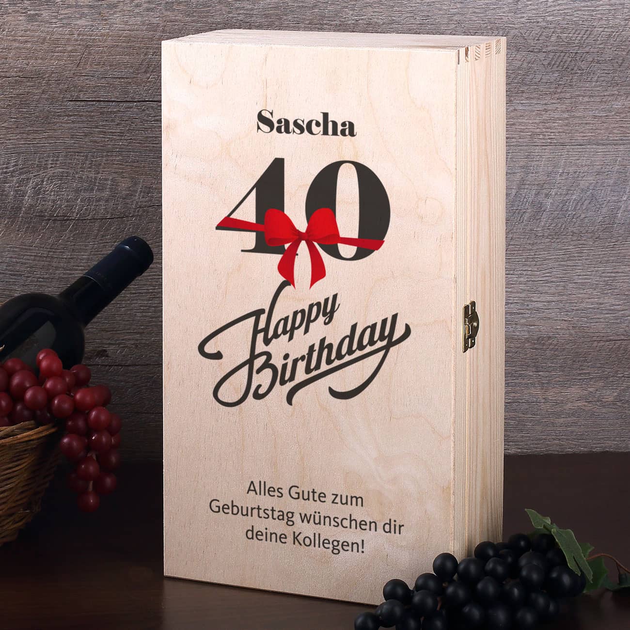 Bedruckte Geschenkbox