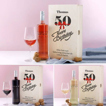 Geschenkset mit Bree-Wein in verschiedenen Sorten