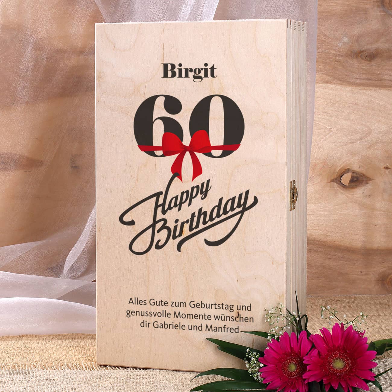 Bedruckte Geschenkbox