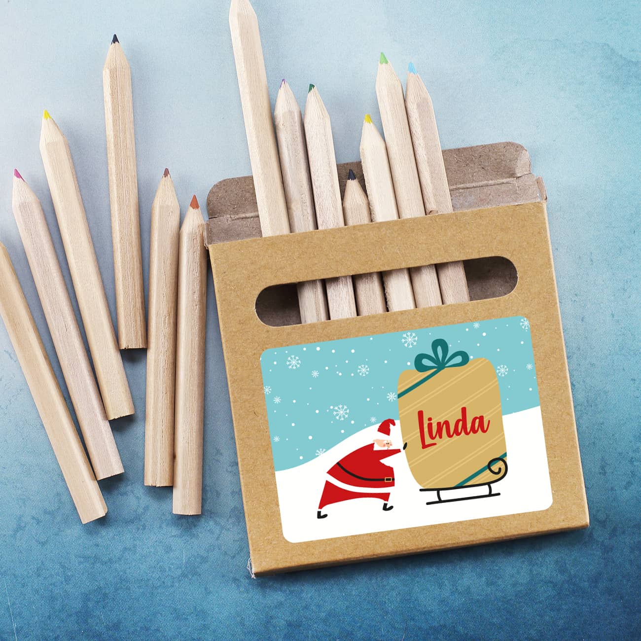 Weihnachts-Malbuch mit Name - 24 Seiten Malen, Basteln, Rätseln DIN A4