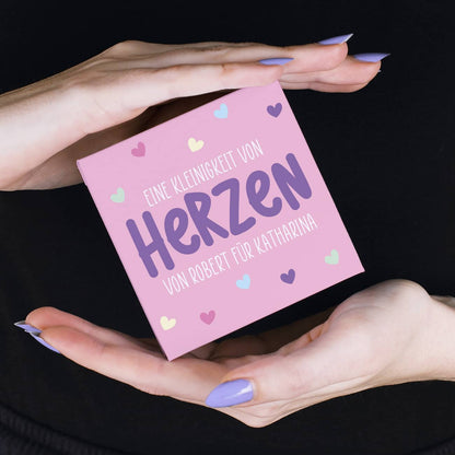 Personalisierte Schachtel für Schokolade