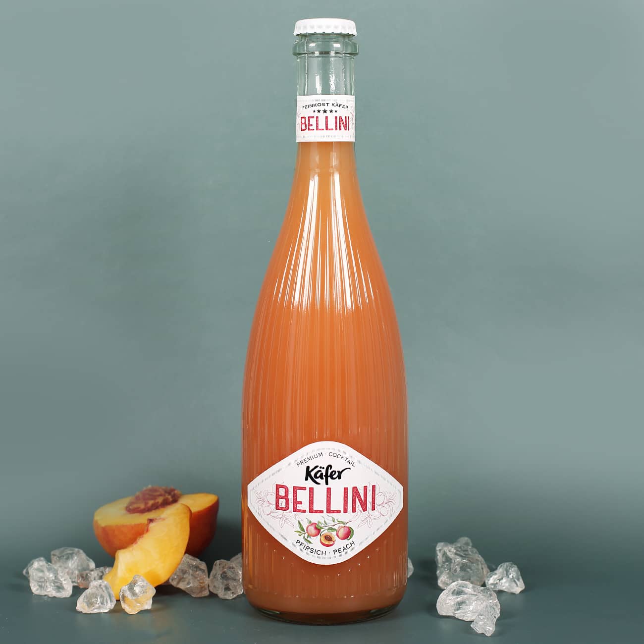 Mädelsabend-Set mit Bellini und 2 Sektgläsern