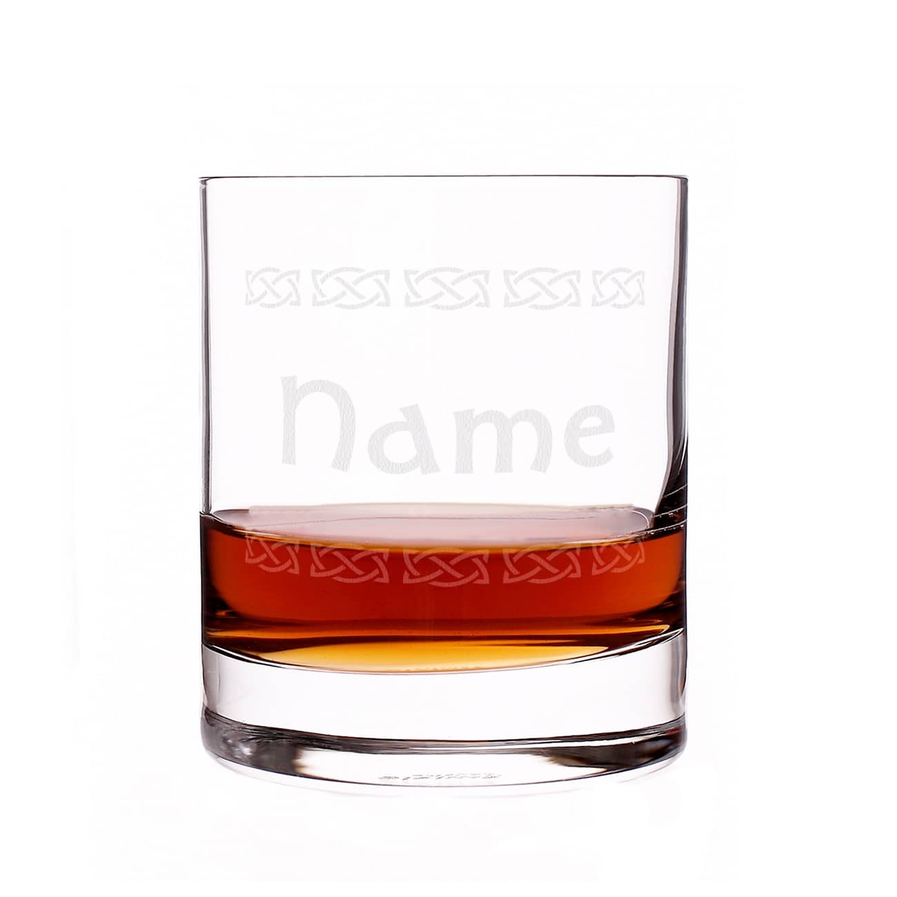 Glas für Whisky mit individuellem Namen