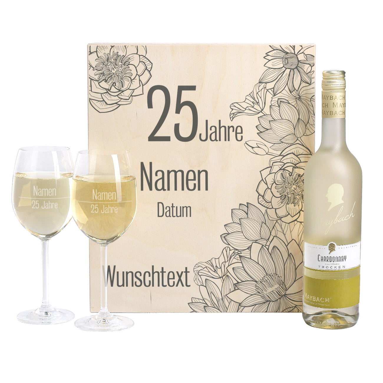 Geschenkset mit Ihren Wunschtexten