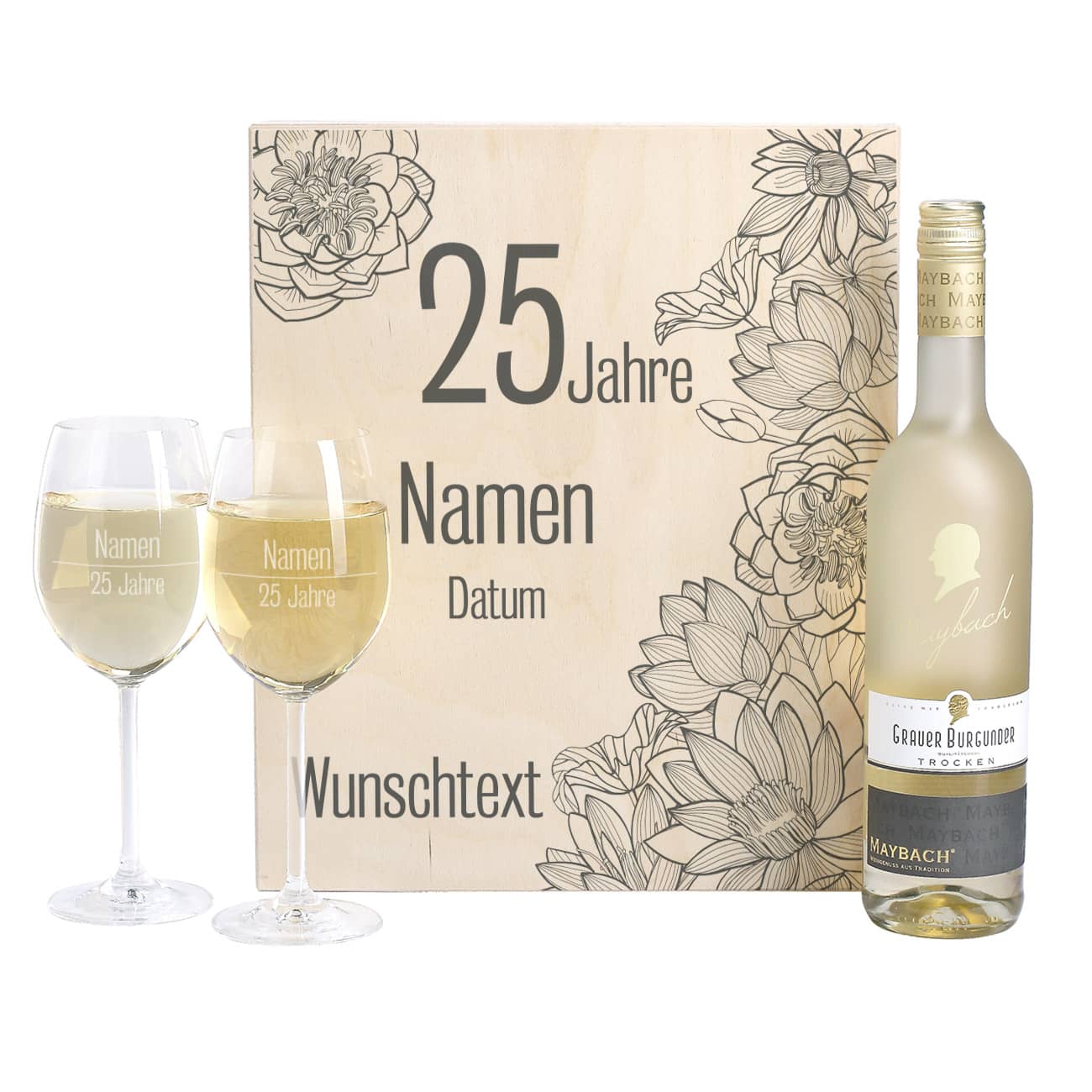 Geschenkset mit Ihren Wunschtexten
